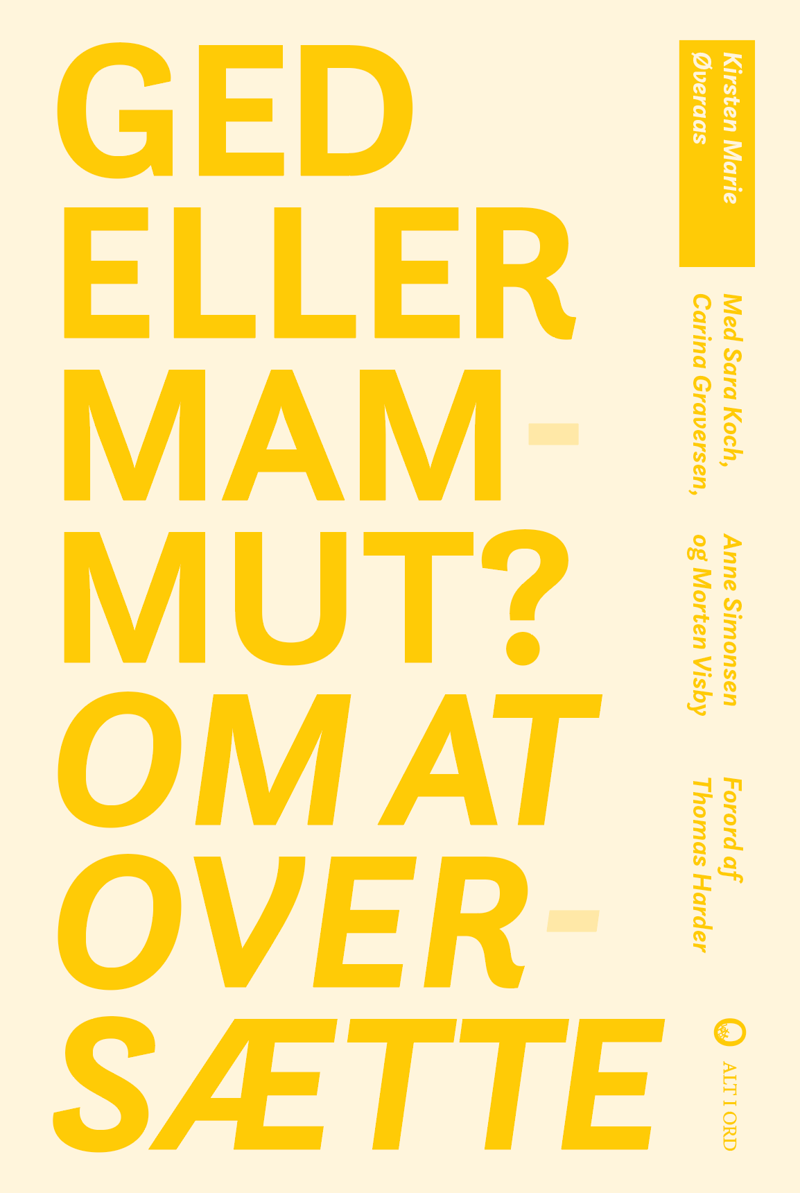 Ged eller mammut_forside